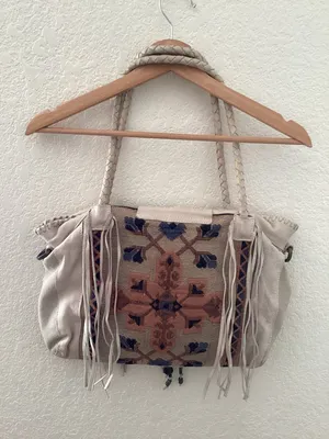 Free People Rare Emotions Tote White Cream thumbnail 9
