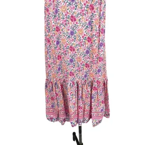Label Of Love Rosa‎ Pink Floral Midi Dress Size Medium thumbnail 5