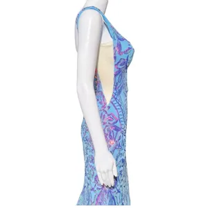 Jovani Sequin Gown Irridescent Blue 08099 Size 2 NWT thumbnail 6