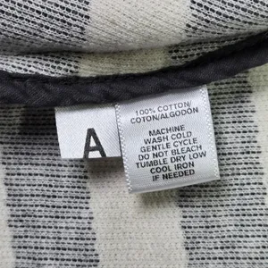 Ann Taylor LOFT‎ Women XS Striped Cotton Knit Blazer Jacket Gray White 312468 thumbnail 4