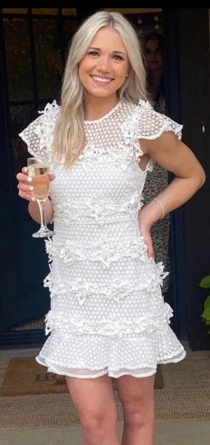 These Three Boutique White Floral Dress thumbnail 1