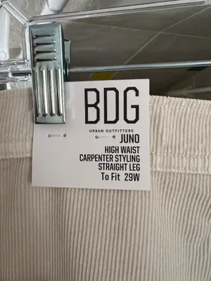 BDG Urban Outfitters Corduroy Juno Carpenter Style Wide Leg Pants thumbnail 5