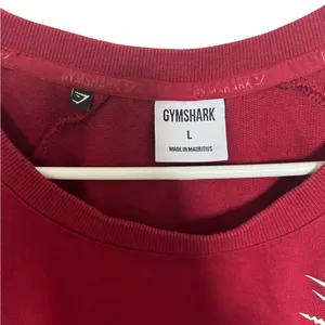 Gymshark maroon Cropped Sweatshirt Size large thumbnail 5