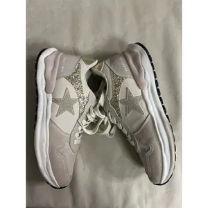 Vintage Havana Glitter Star Sneakers Beige & White Womens Size 8.5 Chic Comfy Sh thumbnail 7