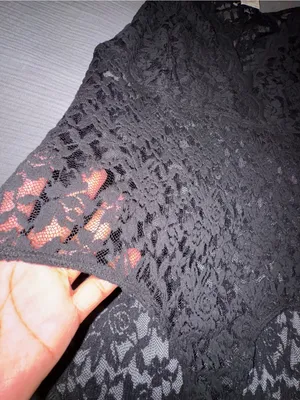 Ambiance Black Lace V-Neck Sleeveless Bodysuit thumbnail 3