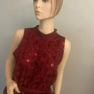 Nwt Anthropology Wine Boardx 3 -D Floral Dress Sz‎ 10 thumbnail 7