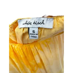 White Birch Women's Dress Tie Dye Tiered Maxi Spaghetti Strap‎ Casual S thumbnail 4