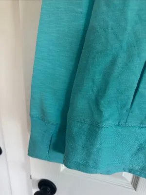 Free2B Lightweight Active Women's Sweatshirt-Beach Boucle Hoodie in Wave Blue thumbnail 6