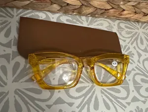 LadiesYellow translucent Frame Reading Glasses +2.75 NWT Yellow thumbnail 1