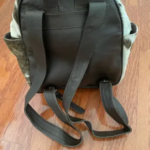 Talula Belles Pebbled Leather and Cowhide Backpack Brings Western Vibes thumbnail 5