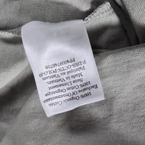 EVERLANE Organic Cotton‎ Polo T Shirt Dress Short Sleeve White Collar Fog XS thumbnail 7