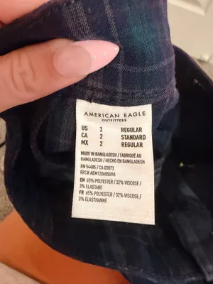 American Eagle Outfitters navy blue plaid pleated mini skirt thumbnail 5