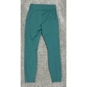 Alo Yoga Checkpoint 7/8 Leggings High Waist Drawstring Pockets Ocean Teal Sz XS thumbnail 6
