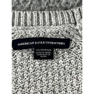 America Eagle Cardigan Sweater‎ Women XS Button Knit Lagenlook Preppy Nautical thumbnail 10