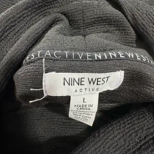 NWT Nine West Active‎ funnel neck top in black. Size women’s large. thumbnail 4