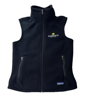 Patagonia Women’s Synchilla Outdoors Vest Size Small / 36x21 Black Fleece thumbnail 1