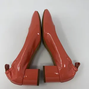 Everlane‎ The Day Heel Peach Coral Patent Leather Womens Size 6 thumbnail 9