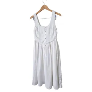 Rolla's Leoni Dress Size XS White Sleeveless Midi‎ NWT thumbnail 3