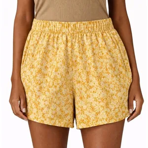 Patagonia Women's Garden Island Shorts 3½" NWT Size XS Wildflower Yellow thumbnail 1