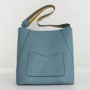 Bostanten Purse Blue Shoulder Bucket Tote Colorful Strap thumbnail 2