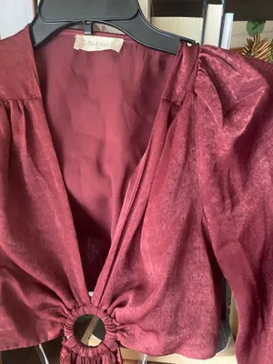 Altar'd State Dress Maroon thumbnail 3