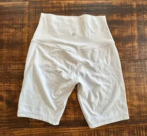 Lululemon Align High Rise 8” inseam shorts in Pastel Blue- Like New thumbnail 8