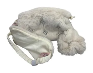 Victoria's Secret Travel Accessories Set Womens OS Cream Luxe Plush 3-Piece Gift thumbnail 1