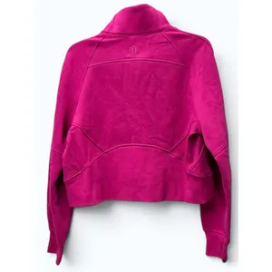 Lululemon Scuba Oversized Funnel Neck Half Zip XS/S Ripened Raspberry Gold NWT thumbnail 2