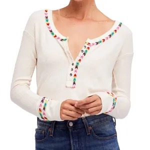 Free‎ People Embroidered Shirt thumbnail 1