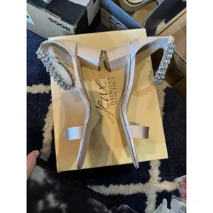 Jewel Badgley Mischka Bronwen Embellished Evening Shoe Size‎ 8 Rhinestones thumbnail 5