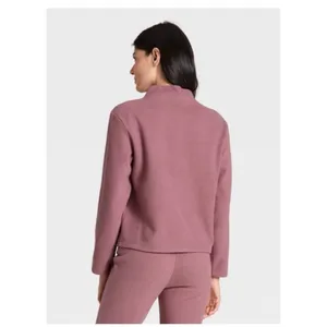 A New Day Sweater Top Women's Size Medium Mauve Mock Neck Long Sleeve Top EUC thumbnail 3