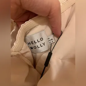 So Long Midi Dress Champagne strapless satin Hello Molly M formal spring wedding thumbnail 11