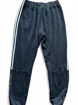 adidas black and white jogger sweatpants thumbnail 2