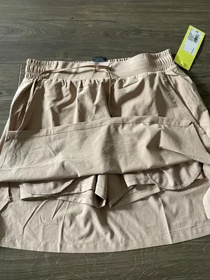 NWT All in Motion Tan Athletic Skort, Size XS thumbnail 5