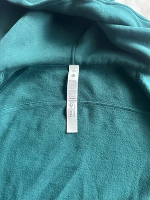 Lululemon Scuba Oversized Full-Zip Hoodie Storm Teal / Gold thumbnail 7