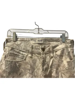 Hollister NWOT Low Rise Baggy Jeans Camo Real Tree Denim Y2K Size 2 26 Short thumbnail 3