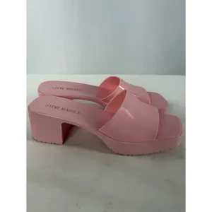 Steve Madden Harlin Block Heeled‎ Sandal in Pink Size 8 thumbnail 6