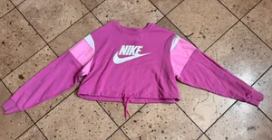 🌸Nike Pink Logo Crewneck Sweatshirt thumbnail 1