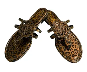 Circus by Sam Edelman Cherri Cheetah Leopard Animal Print Thong Sandals Size 9.5 thumbnail 1