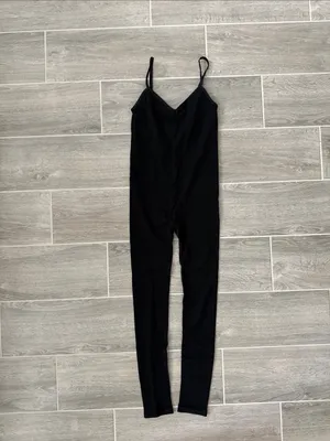 Hatch The Body Rib Unitard in Black thumbnail 4