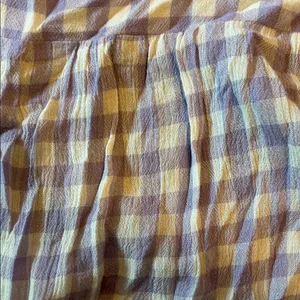 Chic Lavender Checkered Mini Dress Purple thumbnail 4