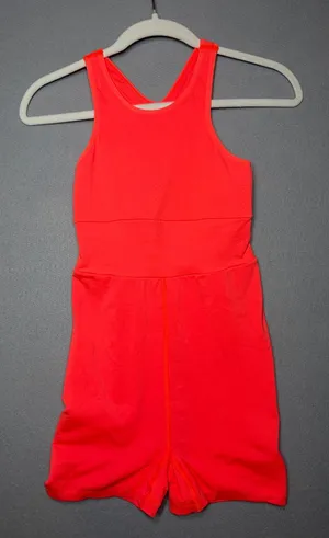 FP Movement by Free People Neon Coral womens Active Bodysuit thumbnail 1