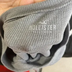 Hollister Gray Long Sleeve Shirt thumbnail 6