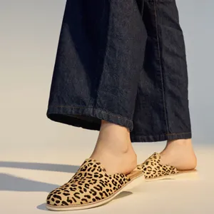 Rollie Derby Mule in Camel Leopard Size 8‎ or 39 Brown thumbnail 2