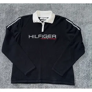 Tommy Hilfiger Women's Long Sleeve Knit Sweater Snap Button Size XL Y2K thumbnail 1