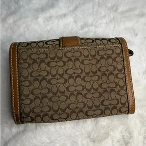 y2k Coach Vintage Brown Soho Buckle Wallet thumbnail 2