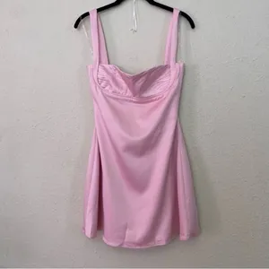 HOUSE OF CB 'Kara' Pink‎ Quartz Mini Dress NWOT size M thumbnail 4