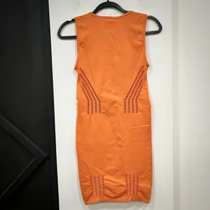 NWOT Urban Outfitters Iets Frans Orange Bodycon Cutout Dress Size Medium thumbnail 3