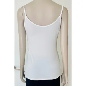 White Pearlescent Sequin Tank Top thumbnail 5