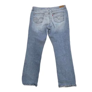 Levis 505 Straight Leg Jeans Womens 14M Medium Wash Denim Blue 731L 15505-1101 thumbnail 2